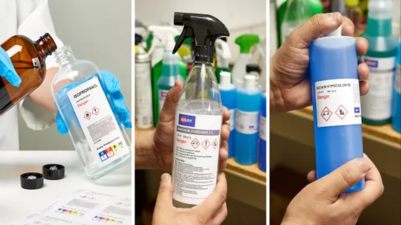 Transfer The Solution To A Spray Bottle Or Container