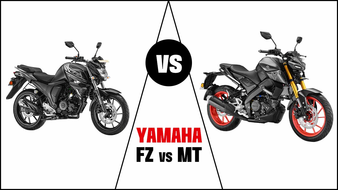 Yamaha FZ Vs MT